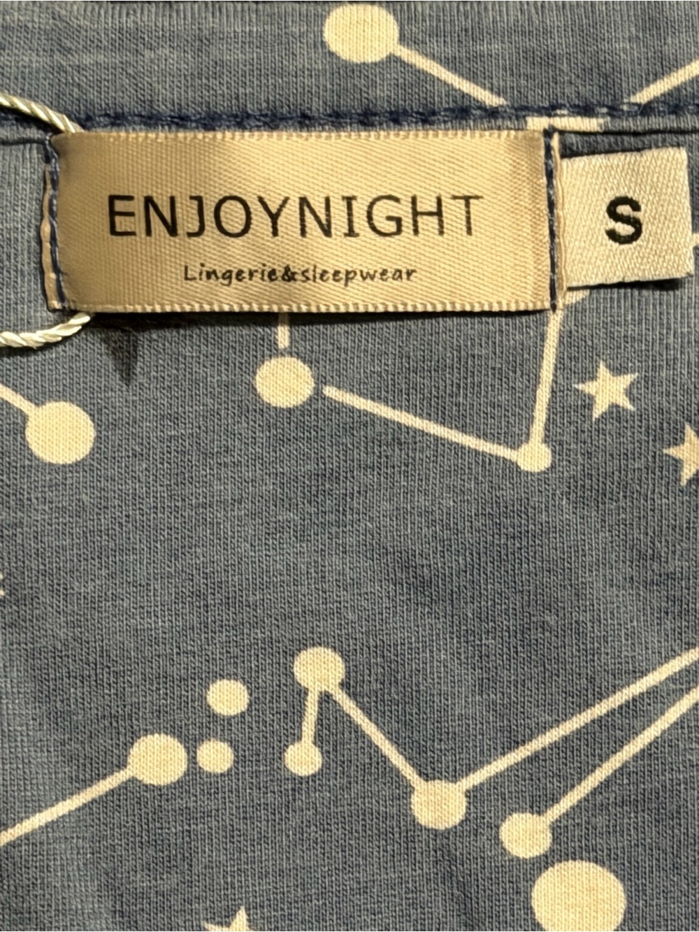 Starry Night Constellation Sleep Shirt - Blue - Picture 3 of 3